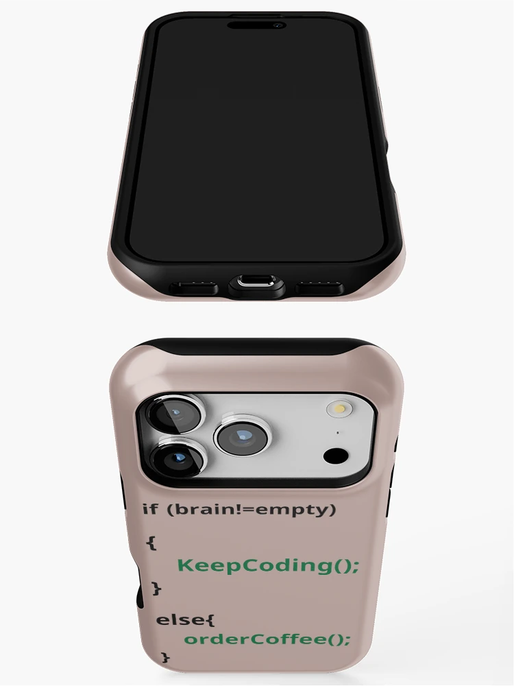 Thumbnail 3 of 4, iPhone Case, Clean Code Programmer Design designed and sold by InkyLamset.