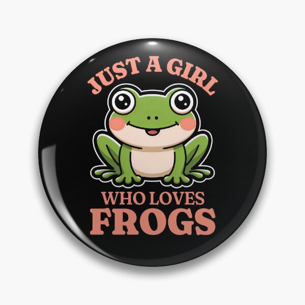 Item preview, Just A Girl Who Loves Frogs Funny Frog Lover Girl designed and sold by KLArtzStore.