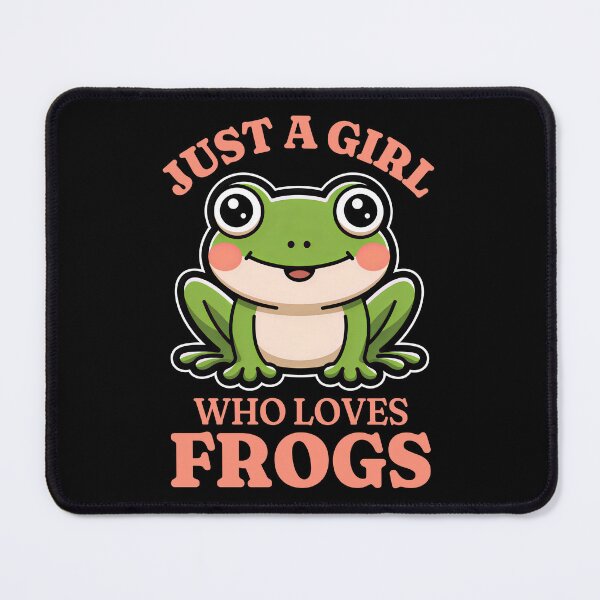 Item preview, Just A Girl Who Loves Frogs Funny Frog Lover Girl designed and sold by KLArtzStore.