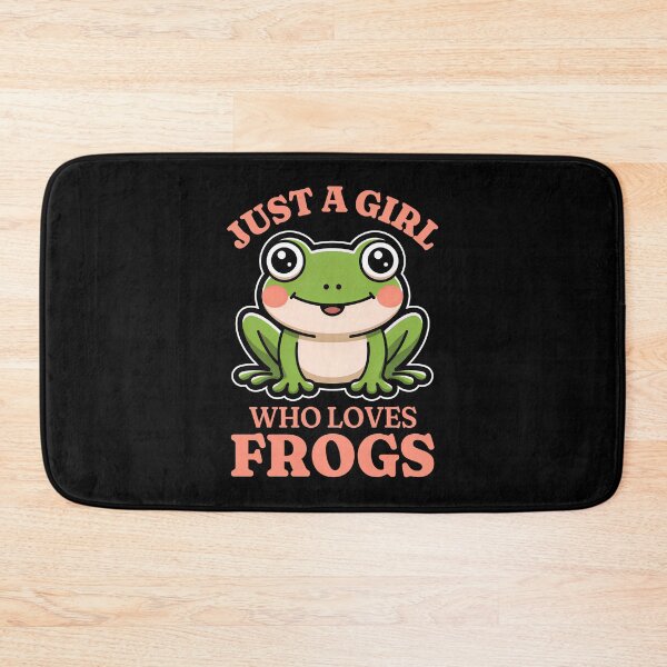 Item preview, Just A Girl Who Loves Frogs Funny Frog Lover Girl designed and sold by KLArtzStore.