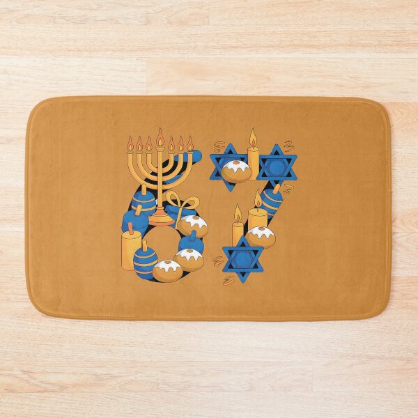 Item preview, Hanukkah 67 Meme – Funny Menorah & Dreidel Design designed and sold by Millsoft.