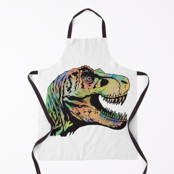 Item preview, Colorful Dinosaur TRex Skull designed and sold by ChunkByChunk.
