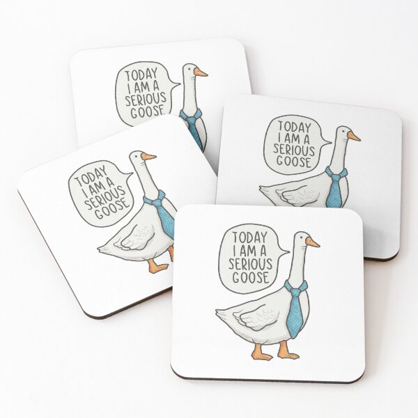 Item preview, Today I Am A Serious Goose designed and sold by Clearsky-56.