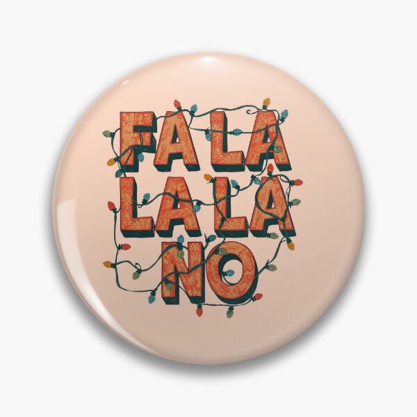 Item preview, Fa La La La No – Anti-Carol Funny Christmas Typography designed and sold by MiszungART.