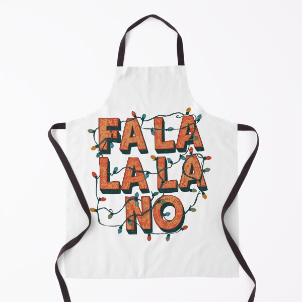 Item preview, Fa La La La No – Anti-Carol Funny Christmas Typography designed and sold by MiszungART.