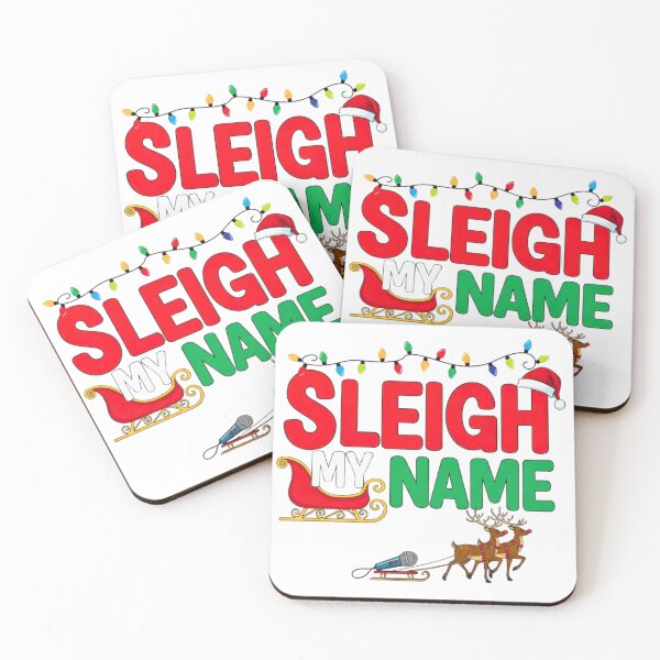 Item preview, Sleigh My Name - Funny Christmas  designed and sold by FitEnvy.