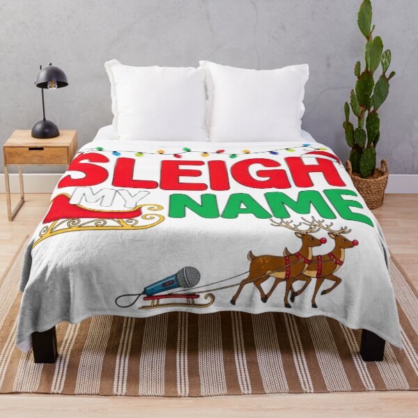 Item preview, Sleigh My Name - Funny Christmas designed and sold by FitEnvy.