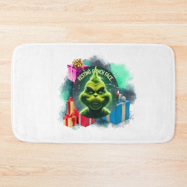 Item preview, Resting Grinch Face Mood christmas humor designed and sold by SloganSauce.