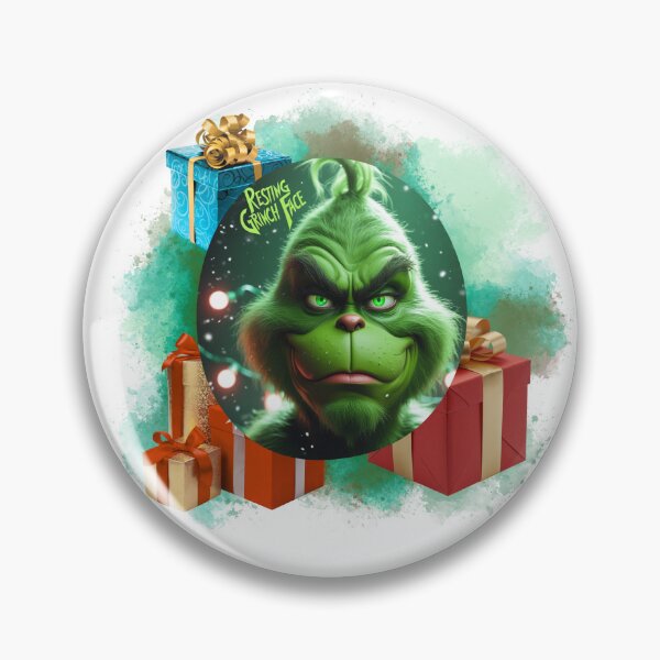 Item preview, Resting Grinch Face Mood funny xmas designed and sold by SloganSauce.