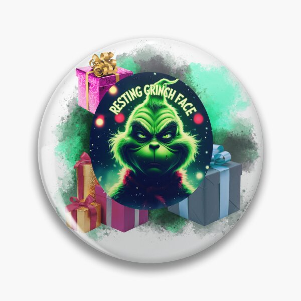 Item preview, Resting Grinch Face Mood holiday sarcasm designed and sold by SloganSauce.