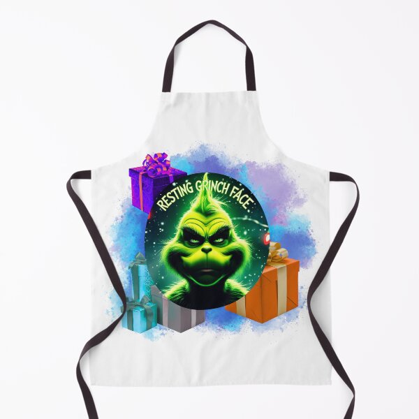 Item preview, Resting Grinch Face Mood holiday mood designed and sold by SloganSauce.