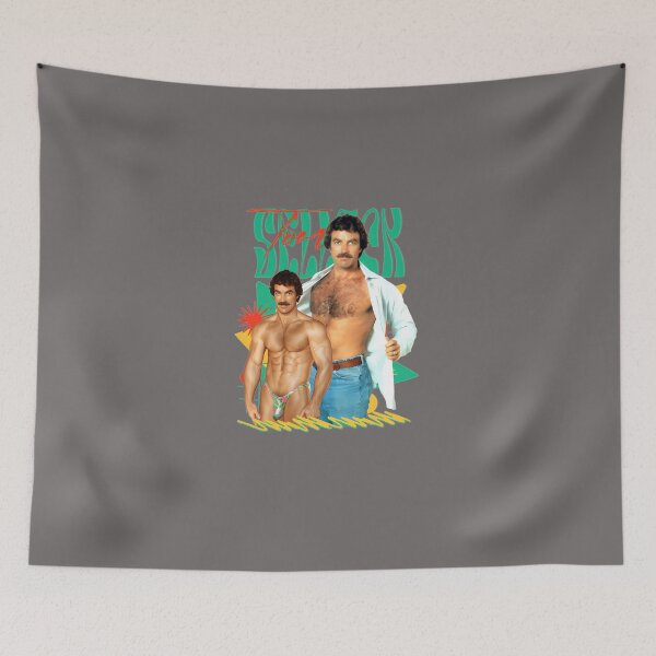 Item preview, TOM-SELLECK-HUNK-T-SHIRT designed and sold by JohannesKossack.
