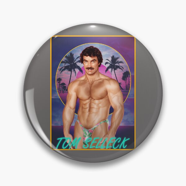 Item preview, TOM-SELLECK-RETRO-VIBE-T-SHIRT designed and sold by JohannesKossack.