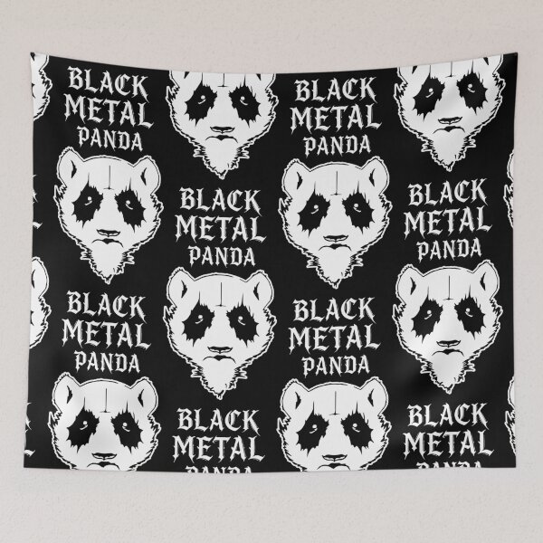 Item preview, Black Metal Panda – Silence Before the Chaos designed and sold by Robert "Hellfish" Fonseca.