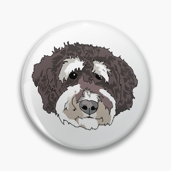 Item preview, Reggie the schnauzer designed and sold by emilydevineart.