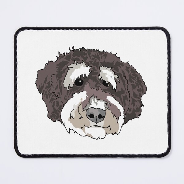 Item preview, Reggie the schnauzer designed and sold by emilydevineart.