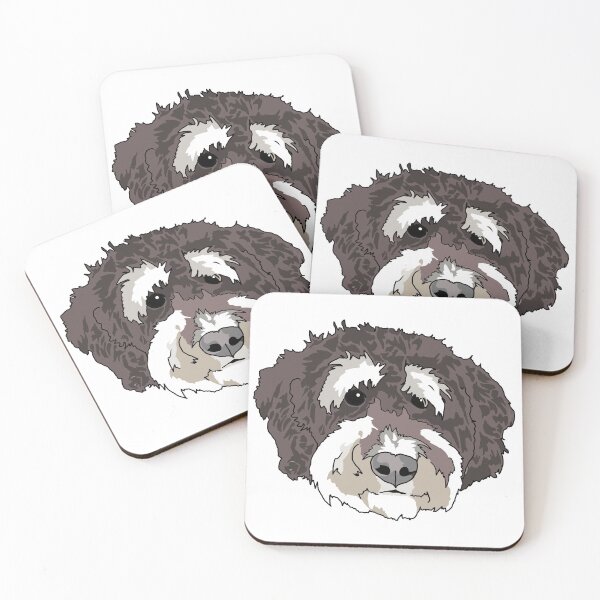 Item preview, Reggie the schnauzer designed and sold by emilydevineart.