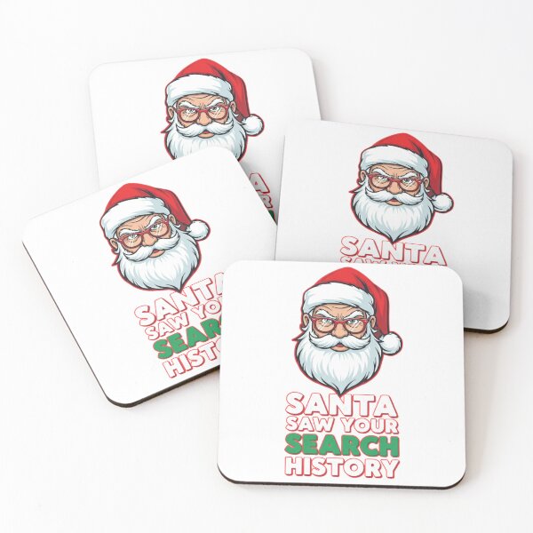 Item preview, Santa Saw Your Search History - Funny Christmas  designed and sold by FitEnvy.