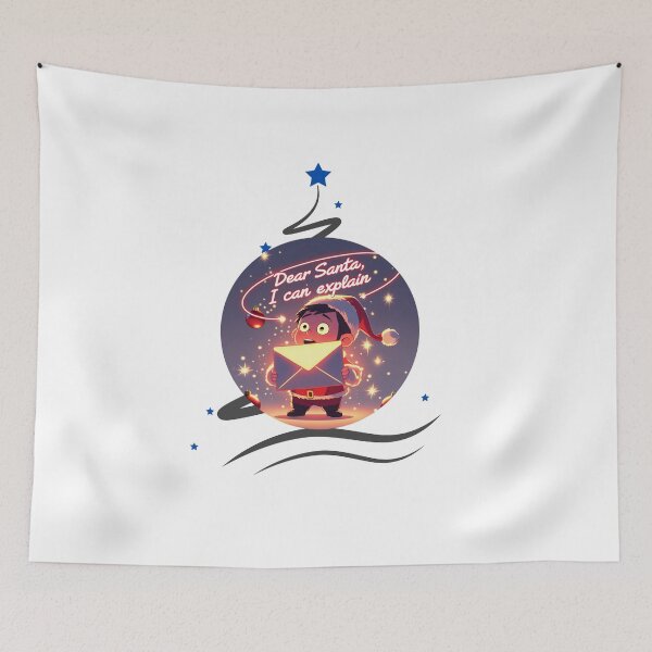 Item preview, Santa, I Can Explain christmas humor designed and sold by SloganSauce.