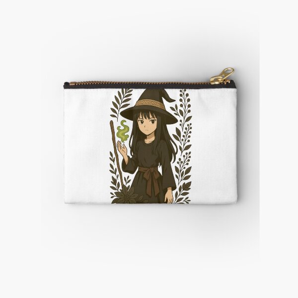 Item preview, Anime Dark Slavic Witch - Dark Botanical Fantasy Illustration designed and sold by Myth-LegendArt.