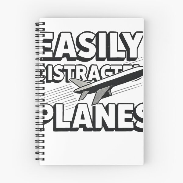 Item preview, Easily Distracted by Planes – Funny Airplane Lover Aviation Design designed and sold by w66aboo.