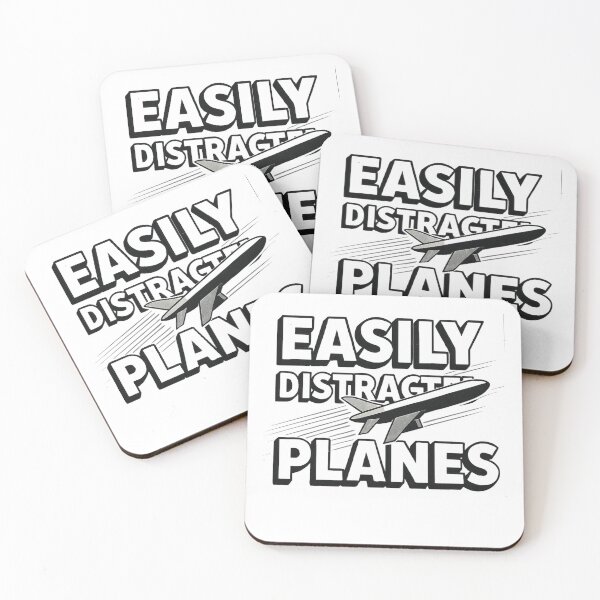 Item preview, Easily Distracted by Planes – Funny Airplane Lover Aviation Design designed and sold by w66aboo.