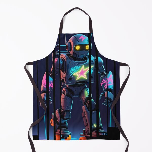 Item preview, Skater robot with neon spray 2 designed and sold by Neon G.