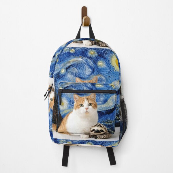 Item preview, calico baby sloth starry night colorful animal abstract design designed and sold by SmashingDeals.
