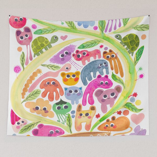 Item preview, Critters Flower Pot designed and sold by PoofyEmporium.