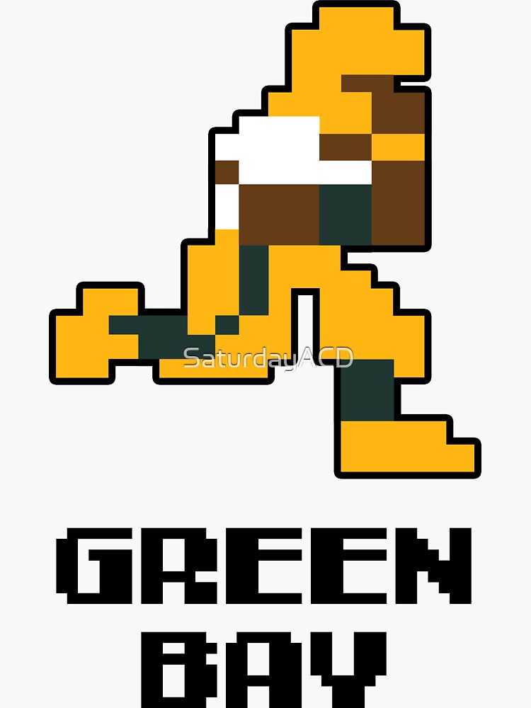 8 bit Washington Football 2 Sticker for Sale by SaturdayACD