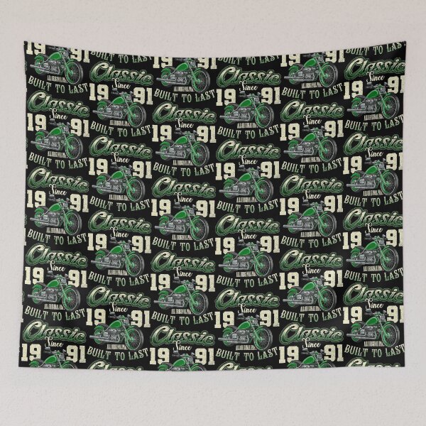 Item preview, Motorcycle Bikers Motorbike Birthday Born In 1991 designed and sold by JRRTs.