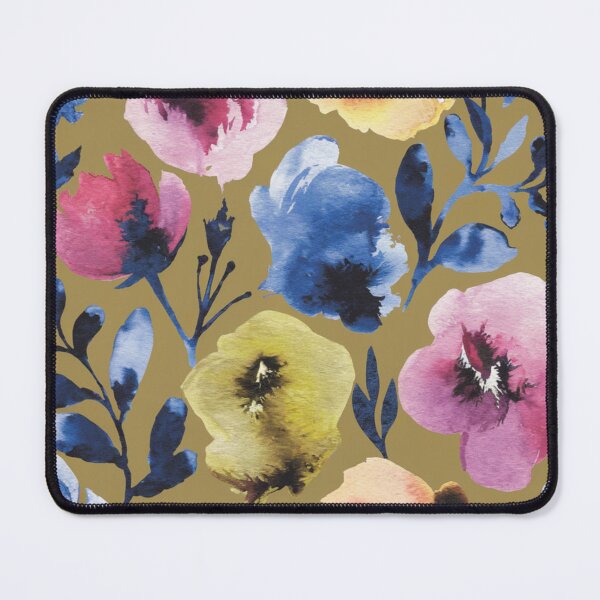 Item preview, Hand-Painted Watercolor Floral Pattern | Golden Tones - Impressionist Influence designed and sold by CARRAANN.