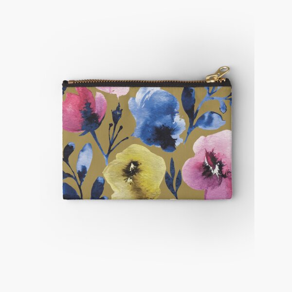 Item preview, Hand-Painted Watercolor Floral Pattern | Golden Tones - Impressionist Influence designed and sold by CARRAANN.