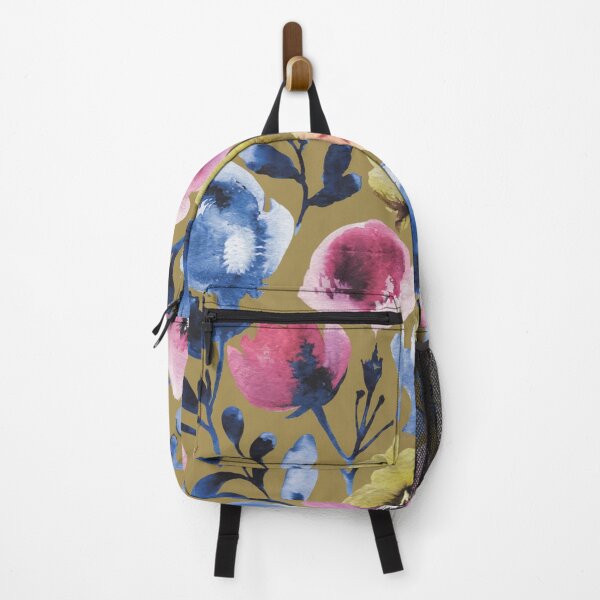 Item preview, Hand-Painted Watercolor Floral Pattern | Golden Tones - Impressionist Influence designed and sold by CARRAANN.