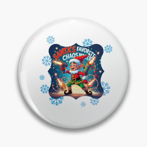 Item preview, Santa’s Chaos Maker family joke designed and sold by SloganSauce.