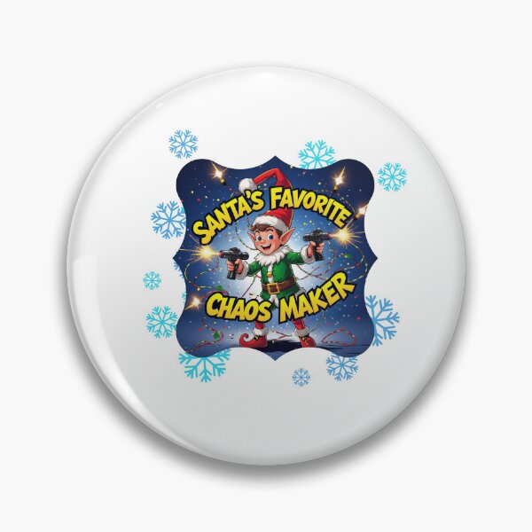 Item preview, Santa’s Chaos Maker festive humor designed and sold by SloganSauce.
