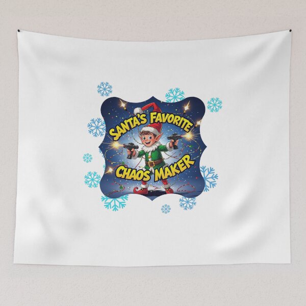 Item preview, Santa’s Chaos Maker festive humor designed and sold by SloganSauce.