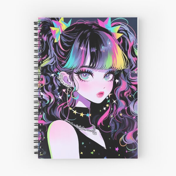 Item preview, Neon Star Harajuku Goth Girl designed and sold by bubblegoth.