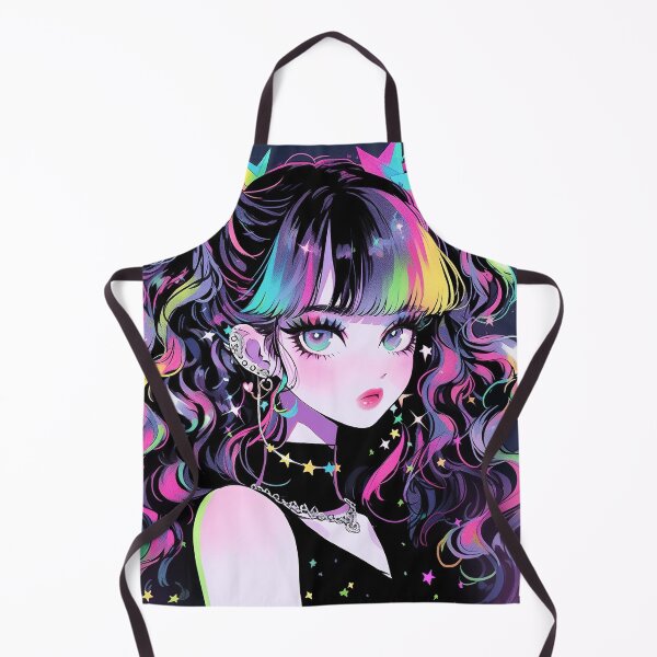 Item preview, Neon Star Harajuku Goth Girl designed and sold by bubblegoth.