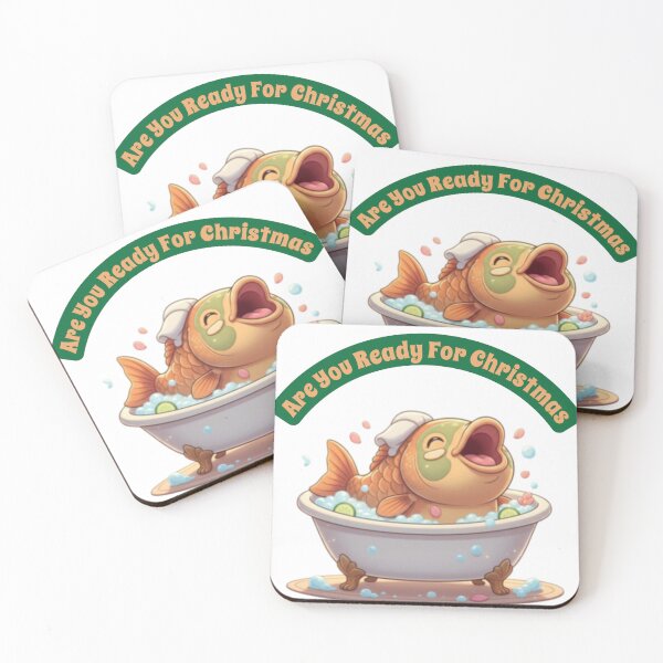 Item preview, Festive Bathing Carp – The Perfect Ugly Sweater Gift! designed and sold by GlobalBoom.
