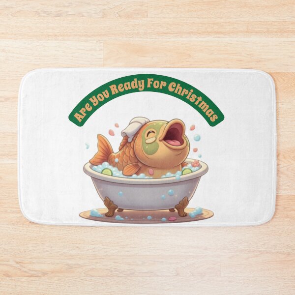 Item preview, Festive Bathing Carp – The Perfect Ugly Sweater Gift! designed and sold by GlobalBoom.