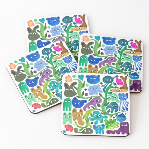 Item preview, Critters Blue Green designed and sold by PoofyEmporium.