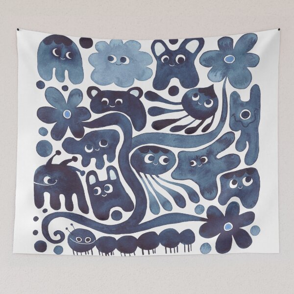 Item preview, Critters Indigo designed and sold by PoofyEmporium.