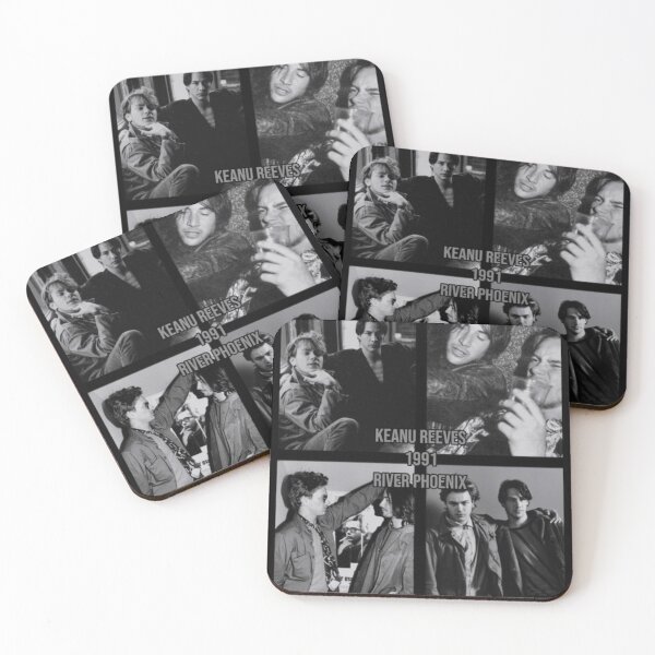 Item preview, Keanu Reeves and River Phoenix 1991 Vintage Film Tribute Graphic designed and sold by JacobyJames.