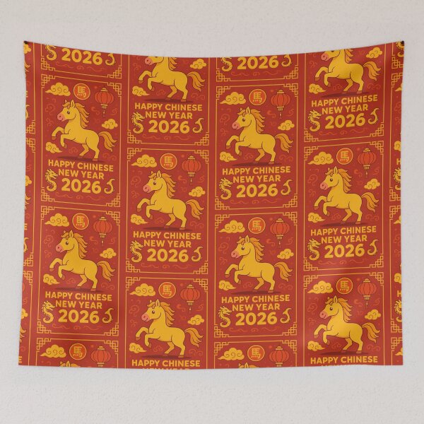 Item preview, Chinese New Year 2026 – Animated Zodiac Horse Celebration designed and sold by zuzzelek44.