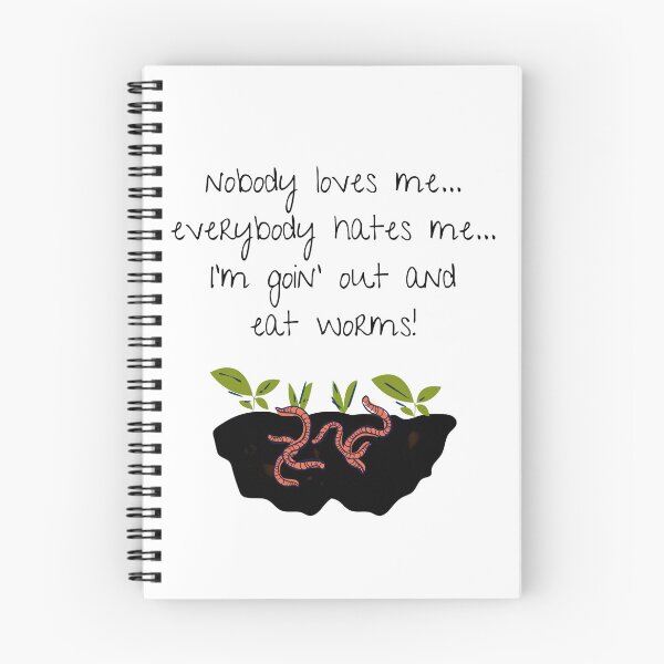 Item preview, I'm goin' out and eat worms designed and sold by SimpleatHeart.