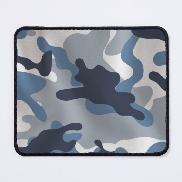 Item preview, Blue Urban Amoeba Camouflage Pattern designed and sold by BestDetailer.