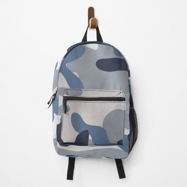 Item preview, Blue Urban Amoeba Camouflage Pattern designed and sold by BestDetailer.