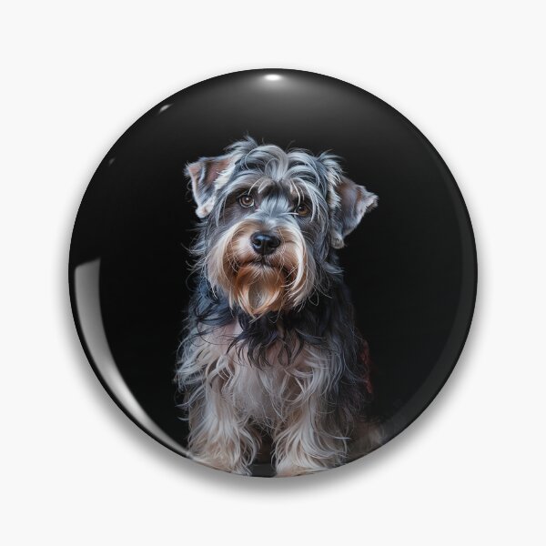 Item preview, Sunflower Hippie Floral Schnoodle Dog  designed and sold by PowAcademy.