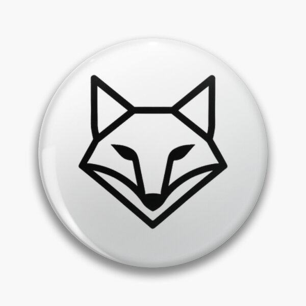 Artikelvorschau, Minimalistisches Fuchs-Emblem – Klares geometrisches Tierlogo entworfen und verkauft von PawsGiggles.